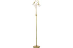 HOME Madrid Floor Lamp - Antique Brass